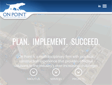 Tablet Screenshot of onpointct.com